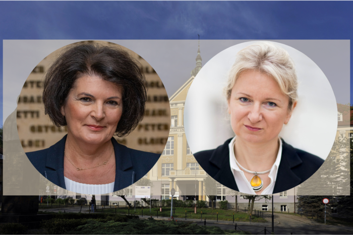 od lewej: prof. Aida Kusiak, prof. Dominika Szalewska