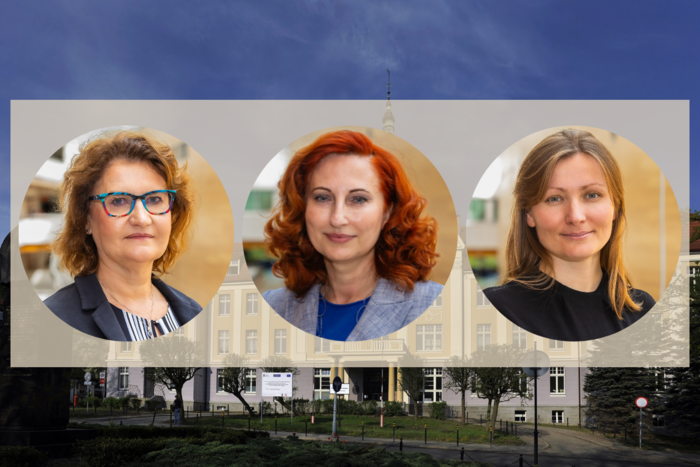 od lewej: dr hab. Ninela Irga-Jaworska, prof. Ewa Bień, dr Małgorzata Krawczyk
