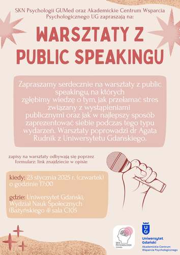 Warsztaty z public speakingu