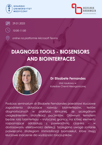Seminarium naukowe „Clinical Diagnosis Tools – Biosensors and Biointerfaces”