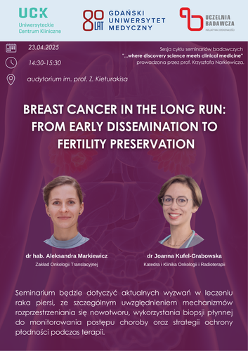 Kolejne seminarium naukowe z cyklu: "…where discovery science meets clinical medicine"