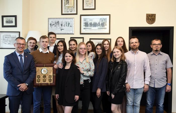 Wizyta studentów z Grodna