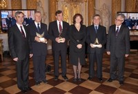 Prof. dr hab. Roman Kaliszan drugi od lewej