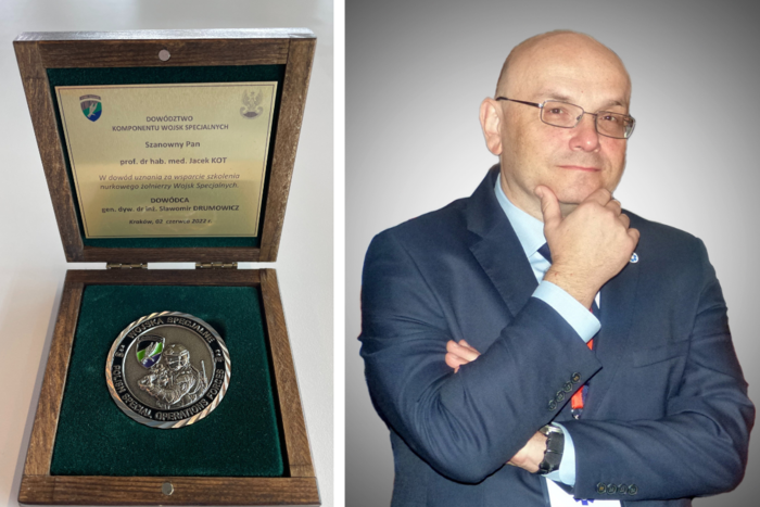 medal prof. Jacek Kot