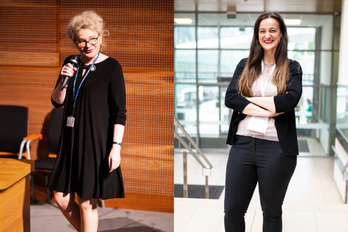 od lewej: prof. Edyta Szurowska, dr hab. Natalia Buda