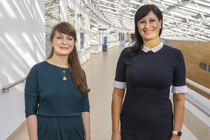 od lewej: lek. Agata Berlińska i dr hab. Renata Świątkowska-Stodulska
