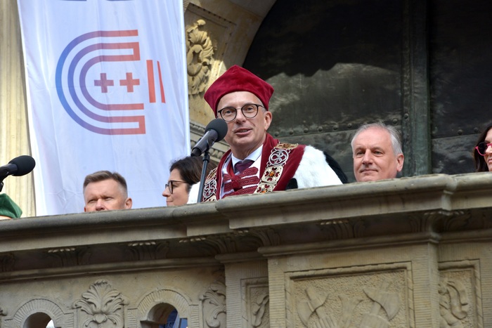prof. Marcin Gruchała, rektor GUMed,  przewodniczący Zgromadzenia Uczelni Fahrenheita