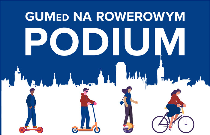 GUMed wysoko na rowerowym podium