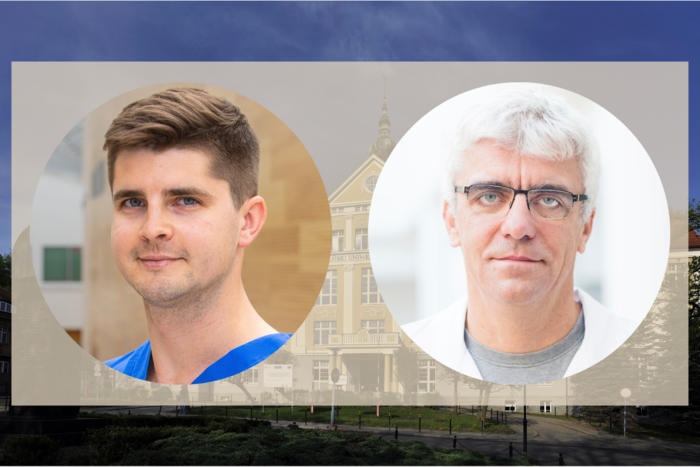 od lewej: dr Mikołaj Frankiewicz, prof. Marcin Matuszewski