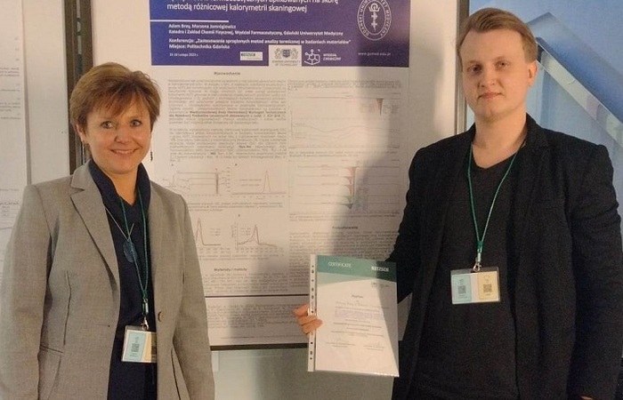Zwycięski plakat przedstawicieli GUMed na konferencji naukowej