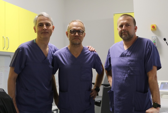 od lewej: dr hab. Maciej Kempa, dr Tomasz Królak, dr Szymon Budrejko