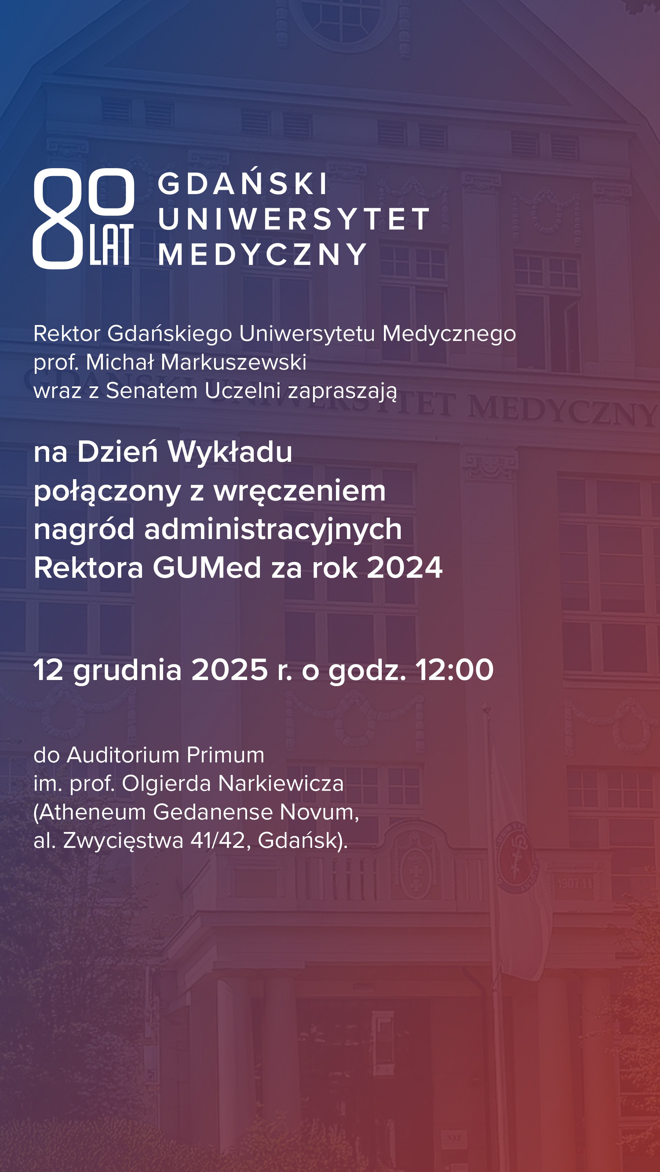 Plakat promujący wydarzenie