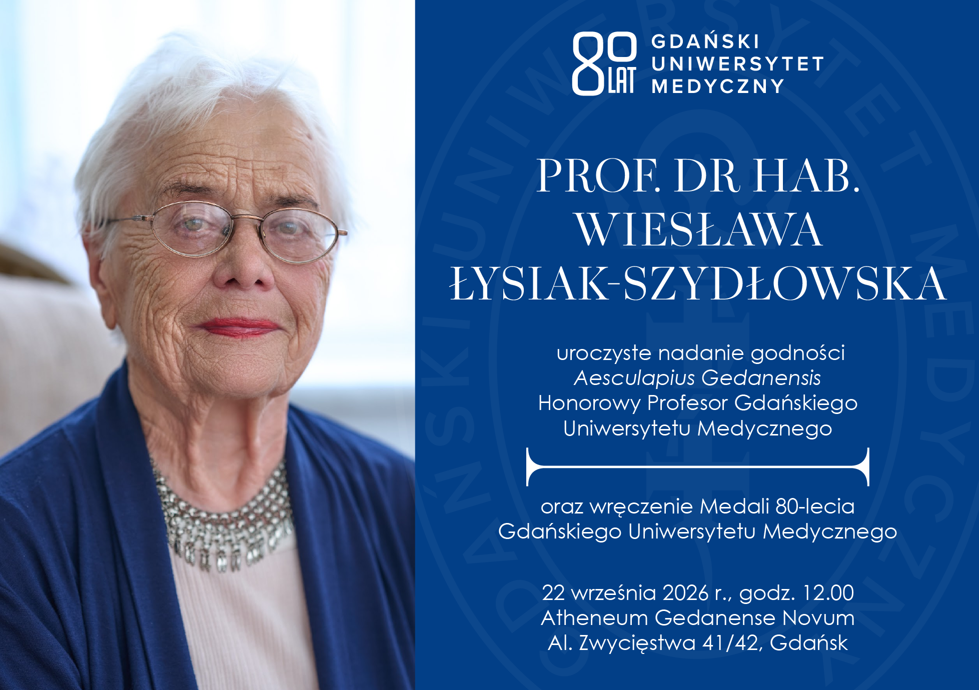 prof. Wiesława Łysiak-Szydłowska