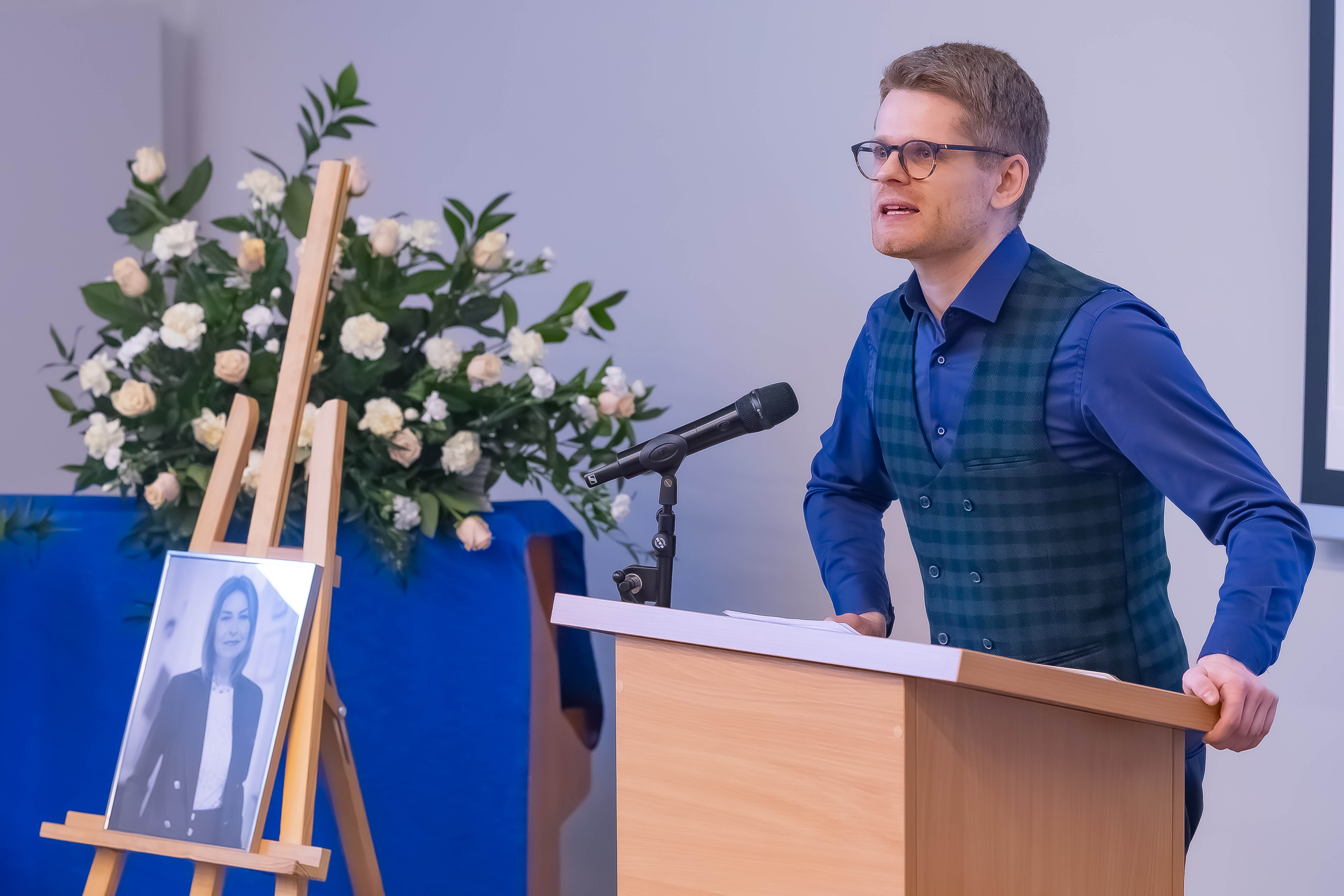 żałobna sesja Rady Wydziału