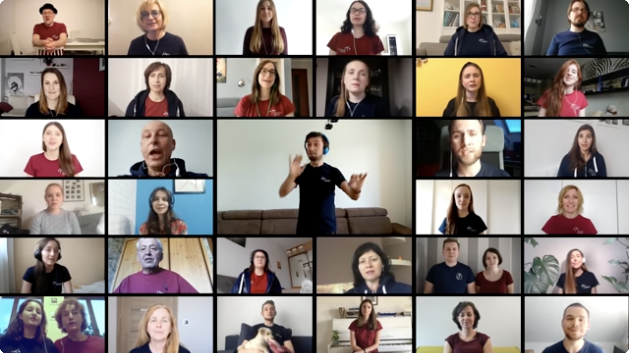 Wirtualny Chór Gdańskiego Uniwersytetu Medycznego / Virtual Choir – Goodnight, sweetheart #stayhome