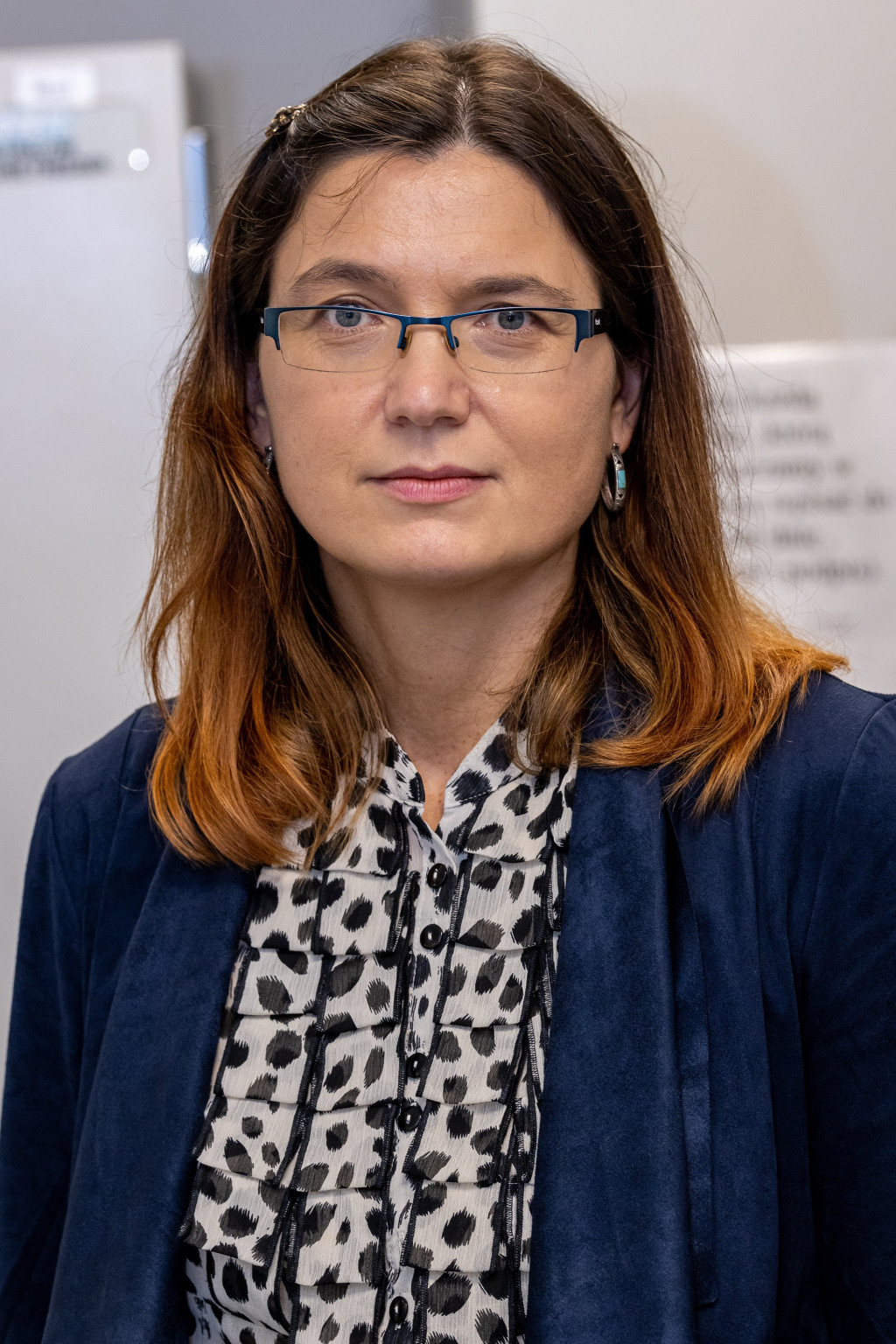 Portret dr Elżbiety Stankiewicz, p.o. kierownika Centralnego Biobanku GUMed