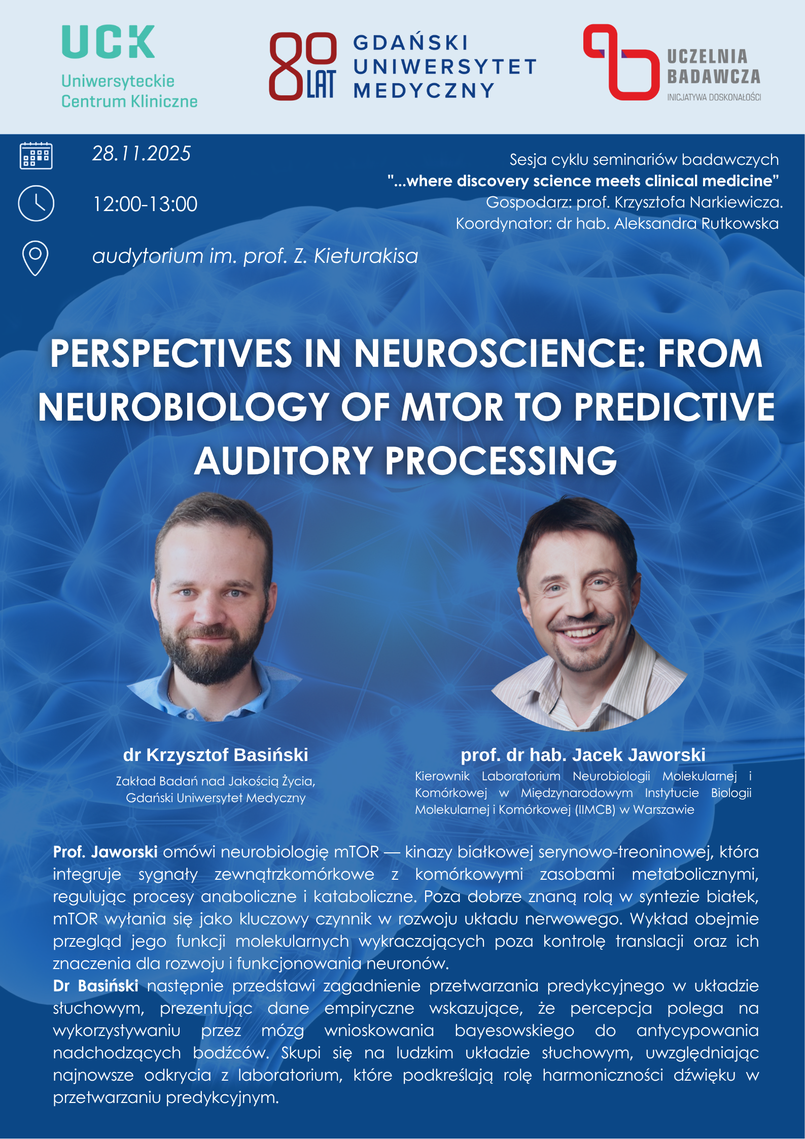 Plakat promujący wydarzenie