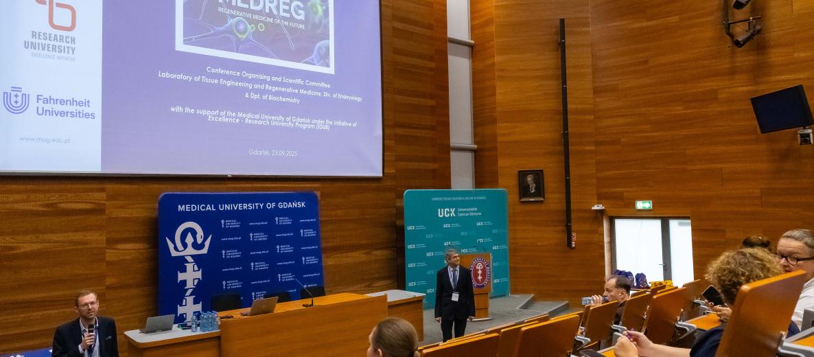 Widok na aulę im. prof. Z. Kieturakisa podczas konferencji
