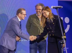 Prof. Michał Markuszewski, Paweł Golak i Dorota Barzowska