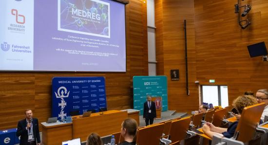 Widok na aulę im. prof. Z. Kieturakisa podczas konferencji