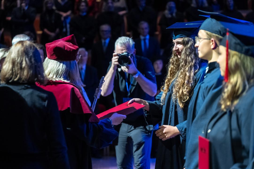 Immatrykulacja studentów podczas uroczystej inauguracji