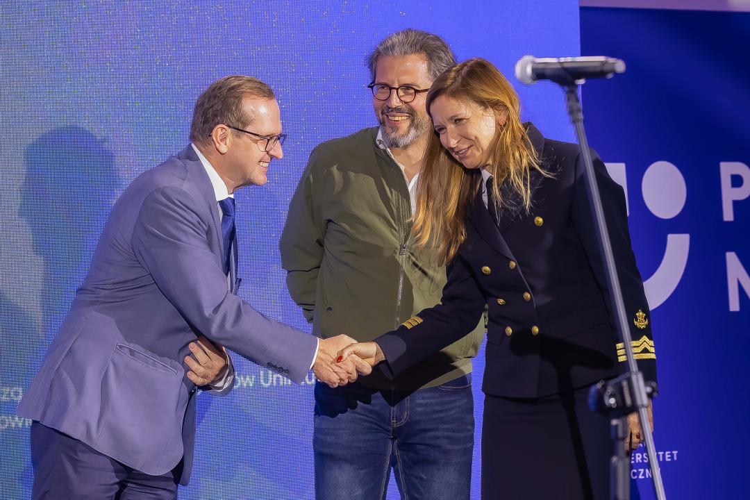 Prof. Michał Markuszewski, Paweł Golak i Dorota Barzowska