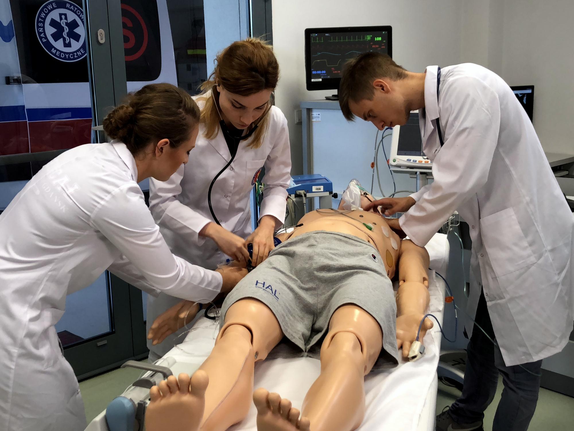 Podczas zajęć z anatomii
